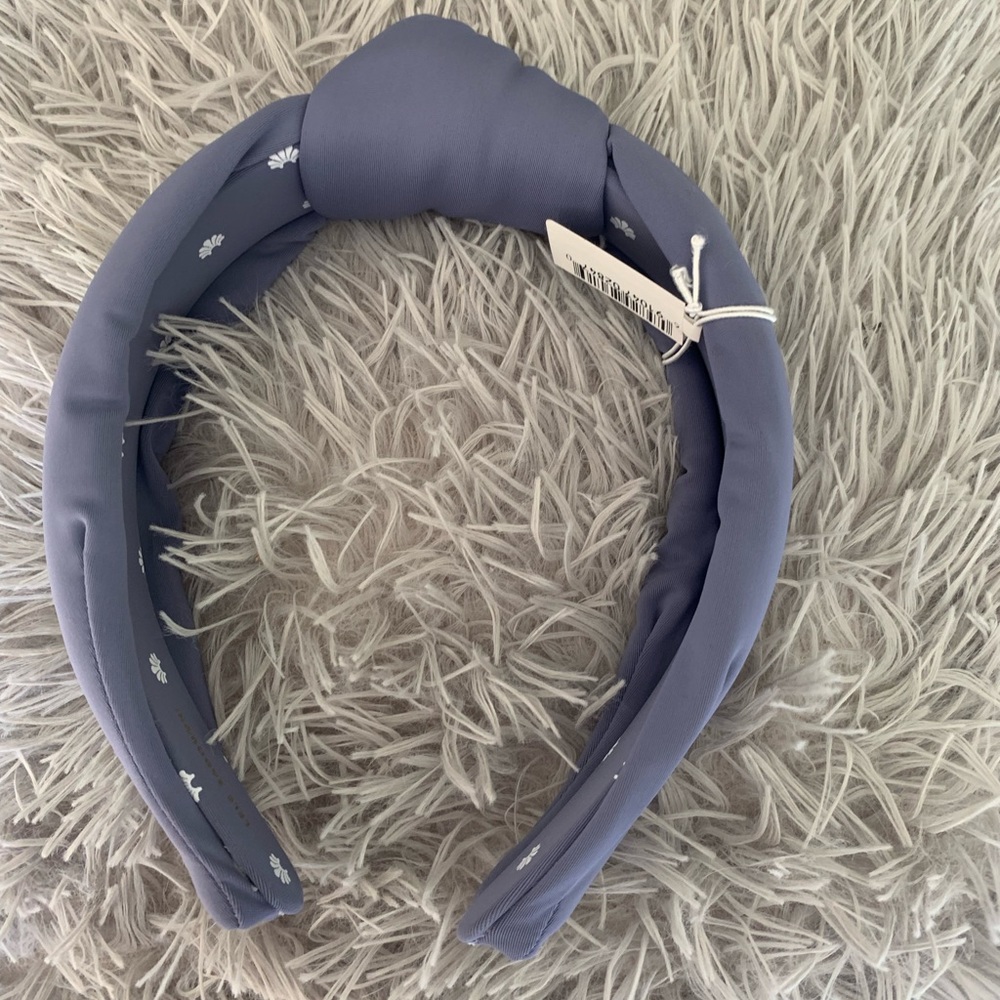 BNWT Lele Sadoughi Ink neoprene headband
